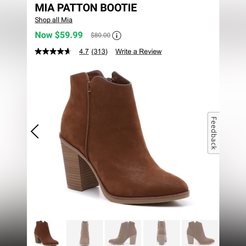 MIA new size 6 only wore around house